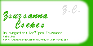 zsuzsanna csepes business card